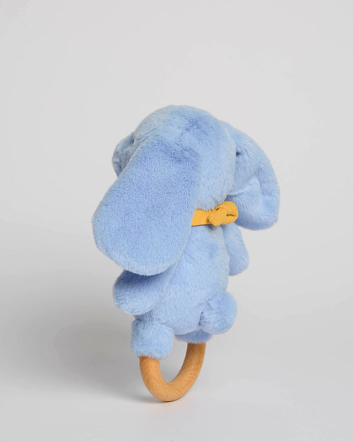 Blue Pup Rattle (Christmas Preorder)